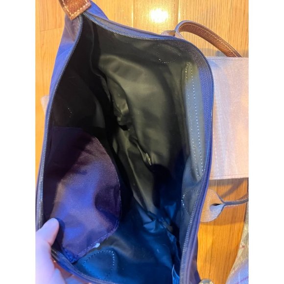 Longchamp Dark Purple Small Pliage Tote Bag - Picture 5 of 5